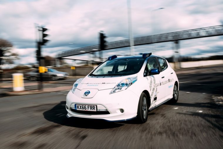 Nissan onroad autonomous testing