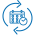 Real time scheduling and sync up with DMS