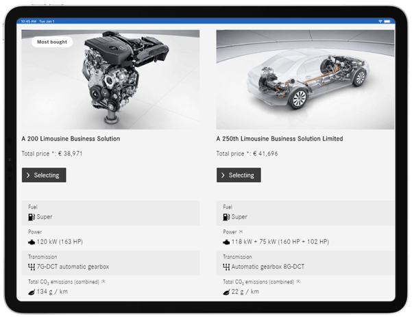 Car configuration