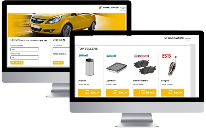 Digital B2B Parts Ordering System